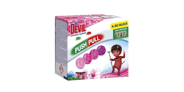 Dr. DEVIL WC PUSH PULL GEL 4x20 g Japanese garden                                                                                                                                                                                                         